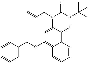 CAS#161646 - 54 - 4|Tert - butil n - (4- (benziloksi) -1-iodonaftalen-2-il) -n- (prop-2-en-1-il) karbamat
